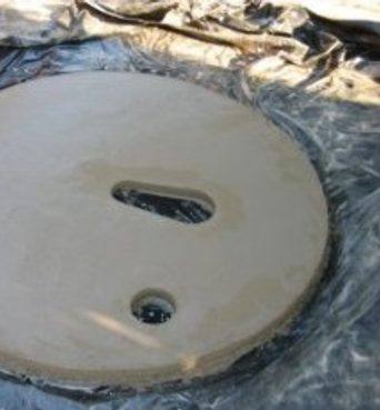A lone concrete slab, sold as if it were a complete toilet